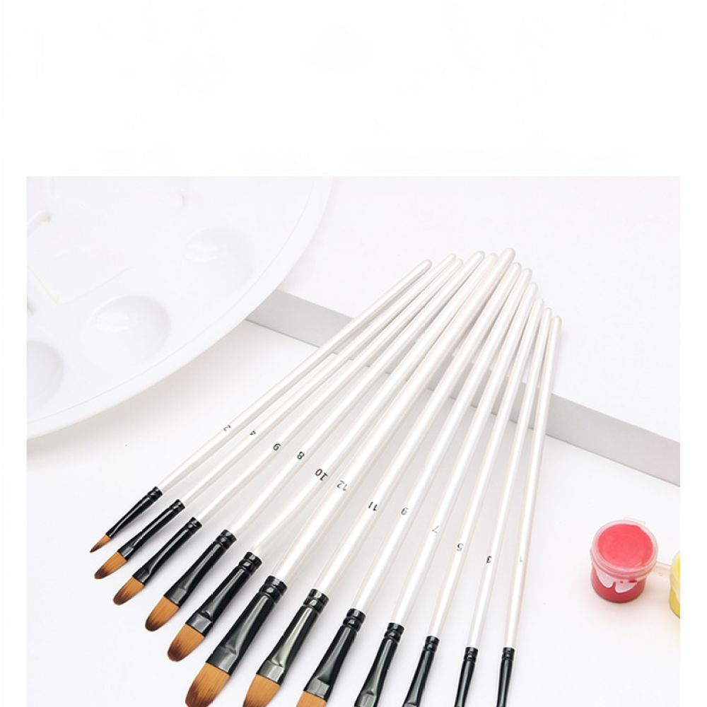 내구성이 뛰어난 나일론 소재의 미술용 붓 세트, 진주  - Gouache Paint Set 리뷰 및 가격